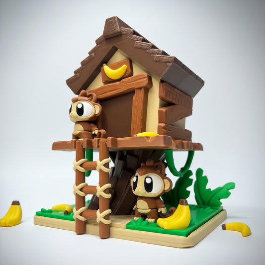 Monkey Tree House Play Set
