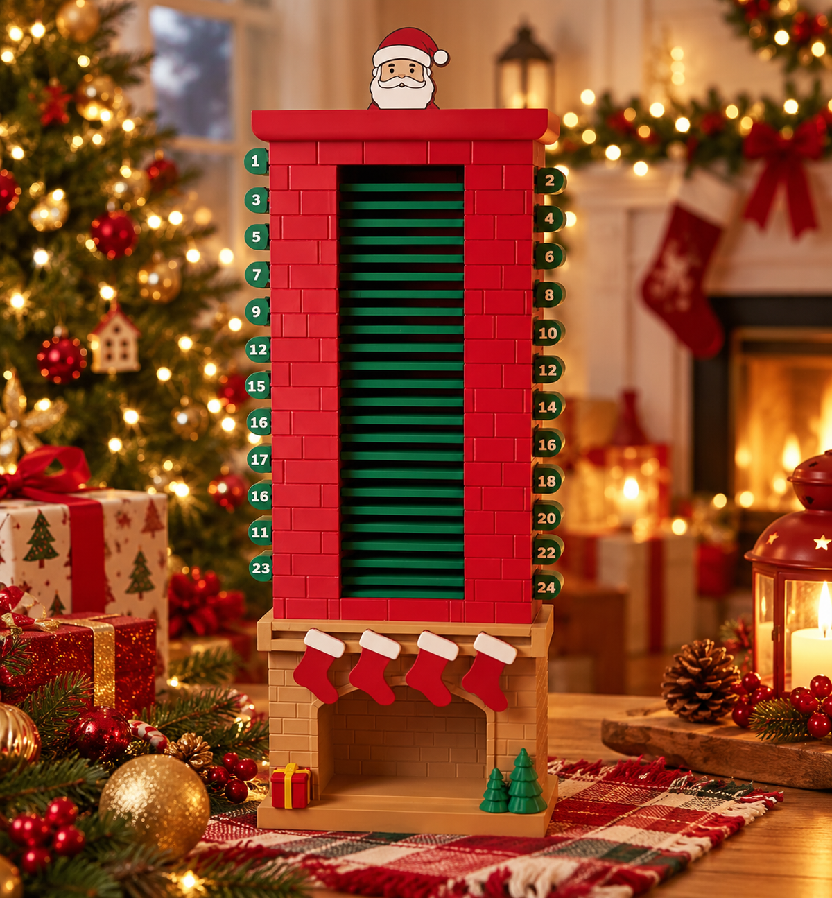 Santa's Chimney Christmas Countdown 🎅🎄
