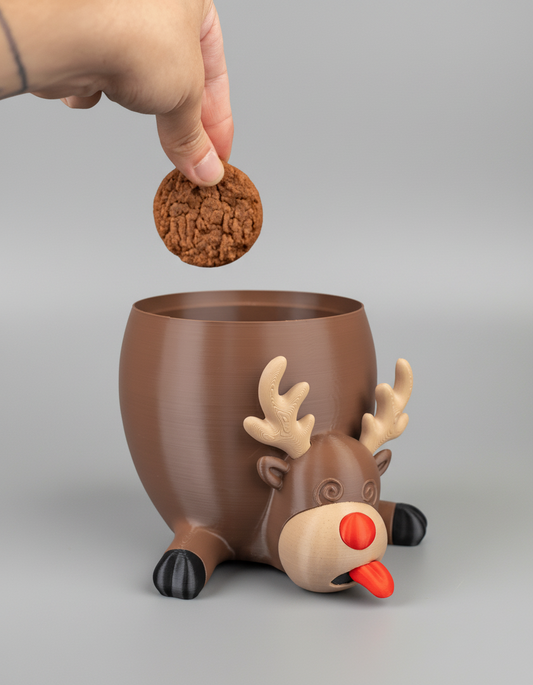 Reindeer Treats Container (Christmas Edition) 🦌🎄