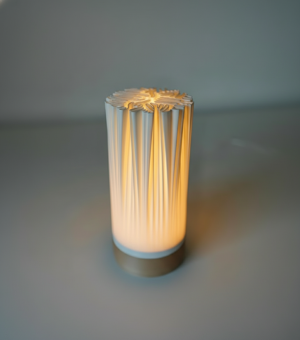 Luma Glow Lamp – 3D Printed Decorative Lamp