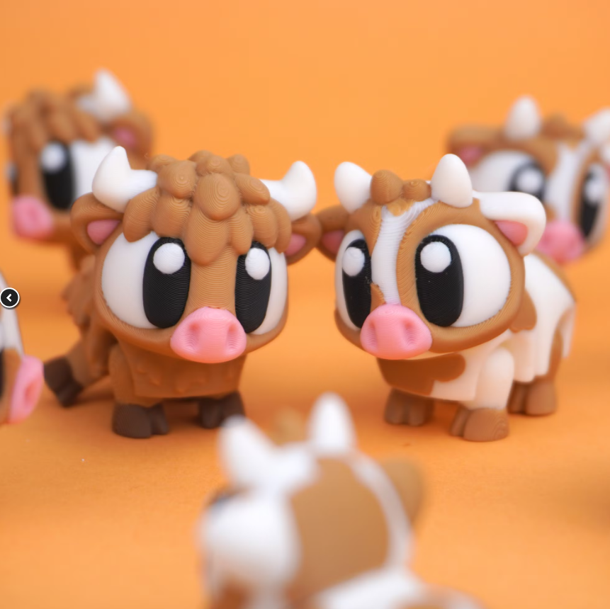 Highland Cow Country House Play Set