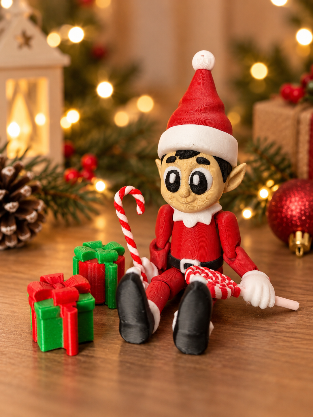 Christmas Elf Gift Box – Articulated Elf Playset 🎄🎁