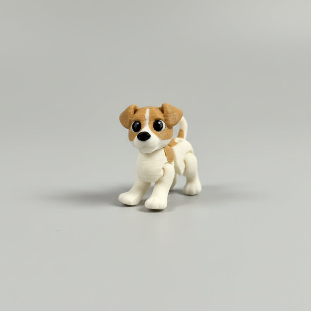Pets Collection – articulated 3D printed Jack Russell figure