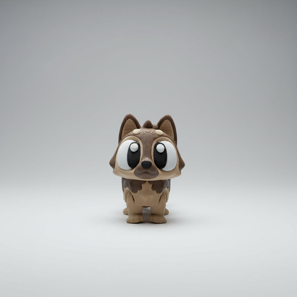 Pets Collection – articulated 3D printed German Shepherd figure