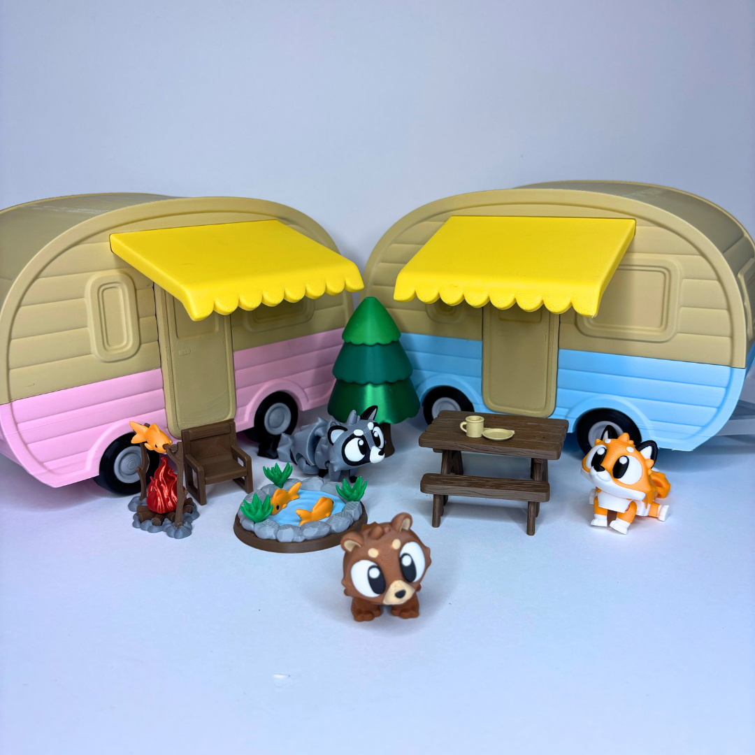 Kids Camping Play Set – Camper Van