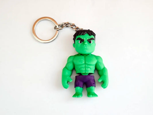 Green Rage Hero Keychain