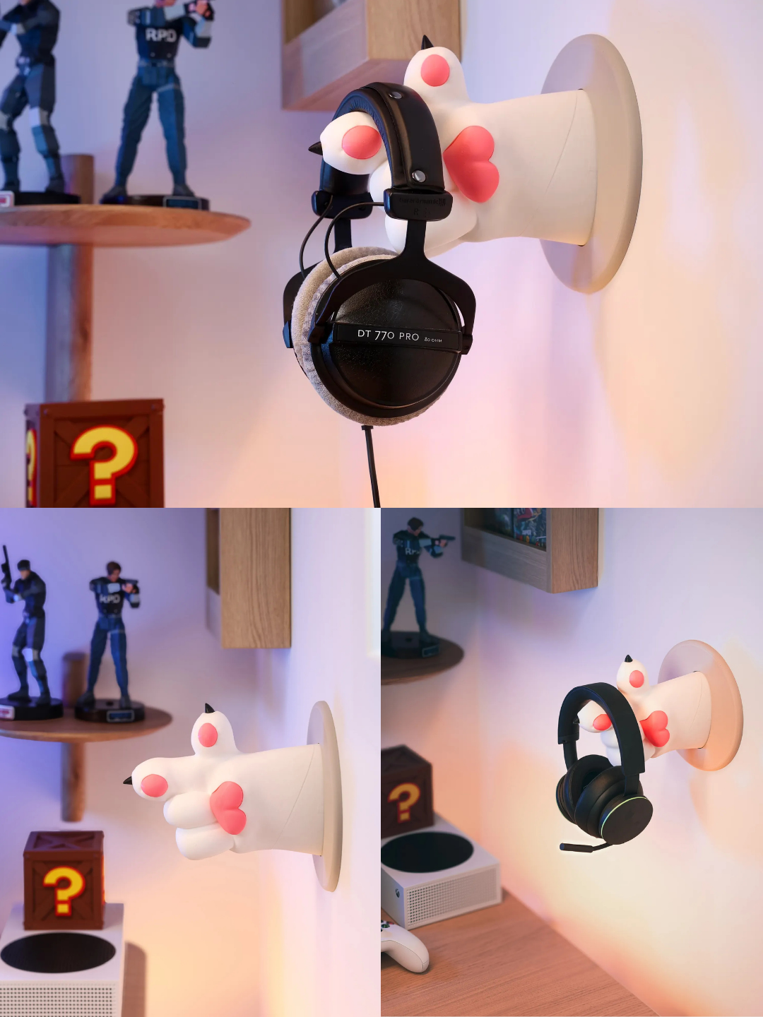 🐾 Cat Paw Headphones Wall holder