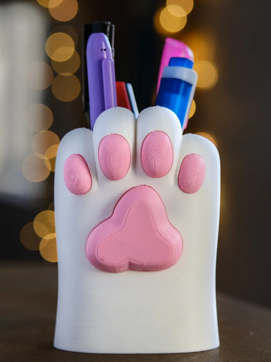 Pen Holder Cat Paw – 3D Printed Desk Organizer