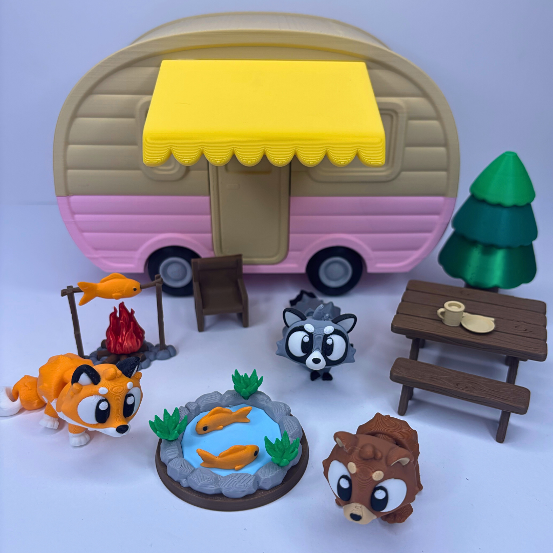 Kids Camping Play Set – Camper Van