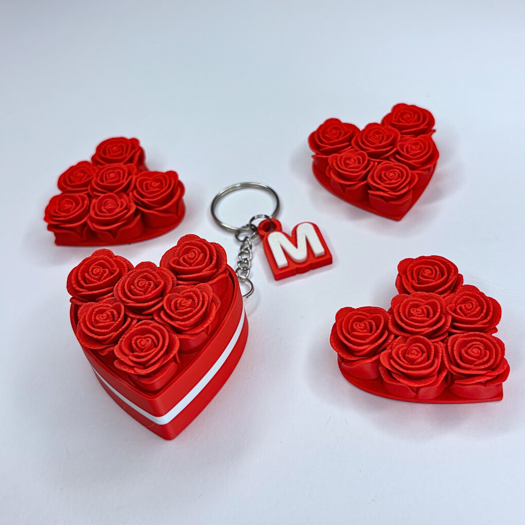 Rose Flowers Clicker & Keychain – Click-Click Collectible