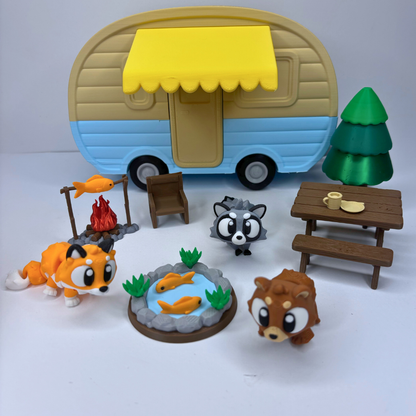 Kids Camping Play Set – Camper Van