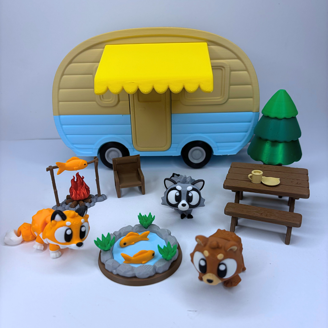 Kids Camping Play Set – Camper Van