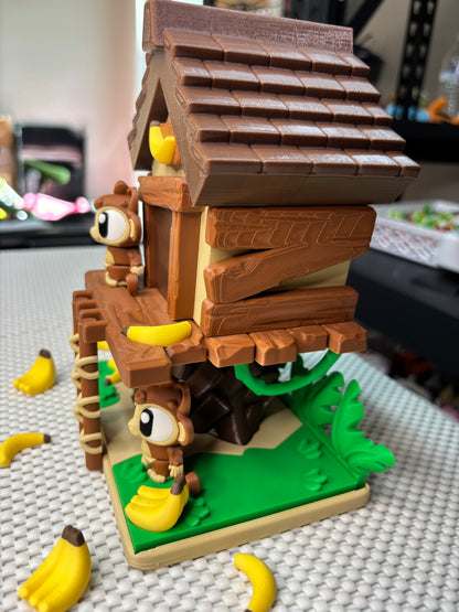Monkey Tree House Play Set