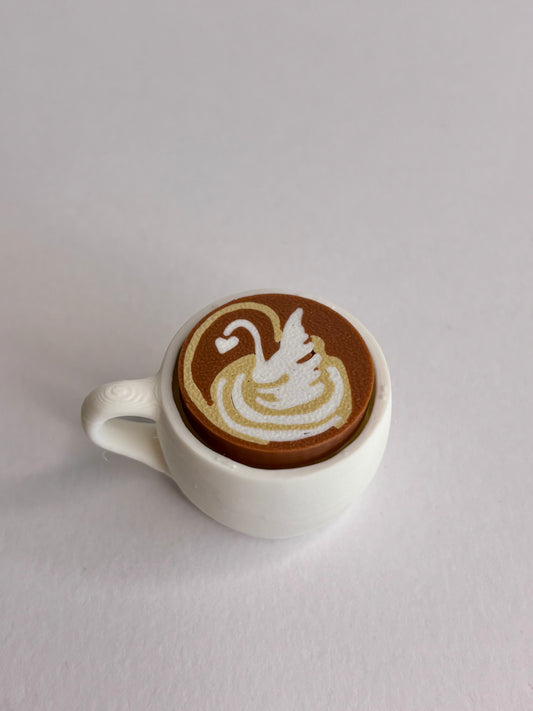 Latte Clicker – Mini Coffee Click Toy (Keychain Version)