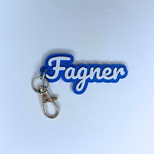 Custom Name Keychain Personalized 3D