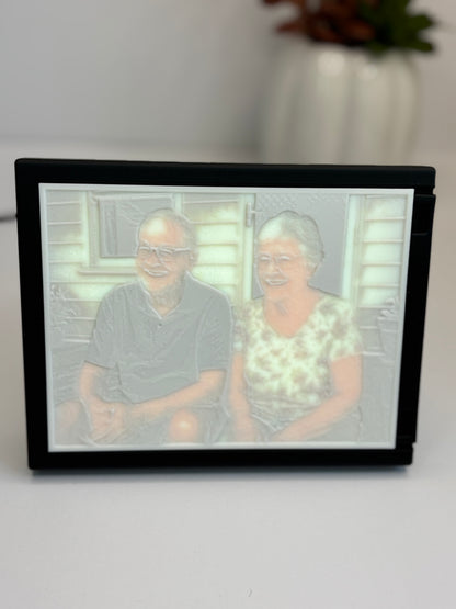 Custom Lithophane Light – Personalized 3D Photo Lamp
