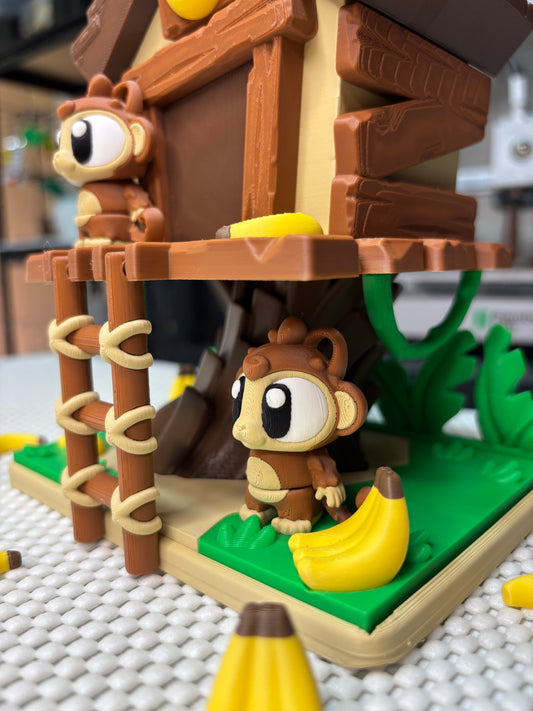 Monkey Tree House Play Set