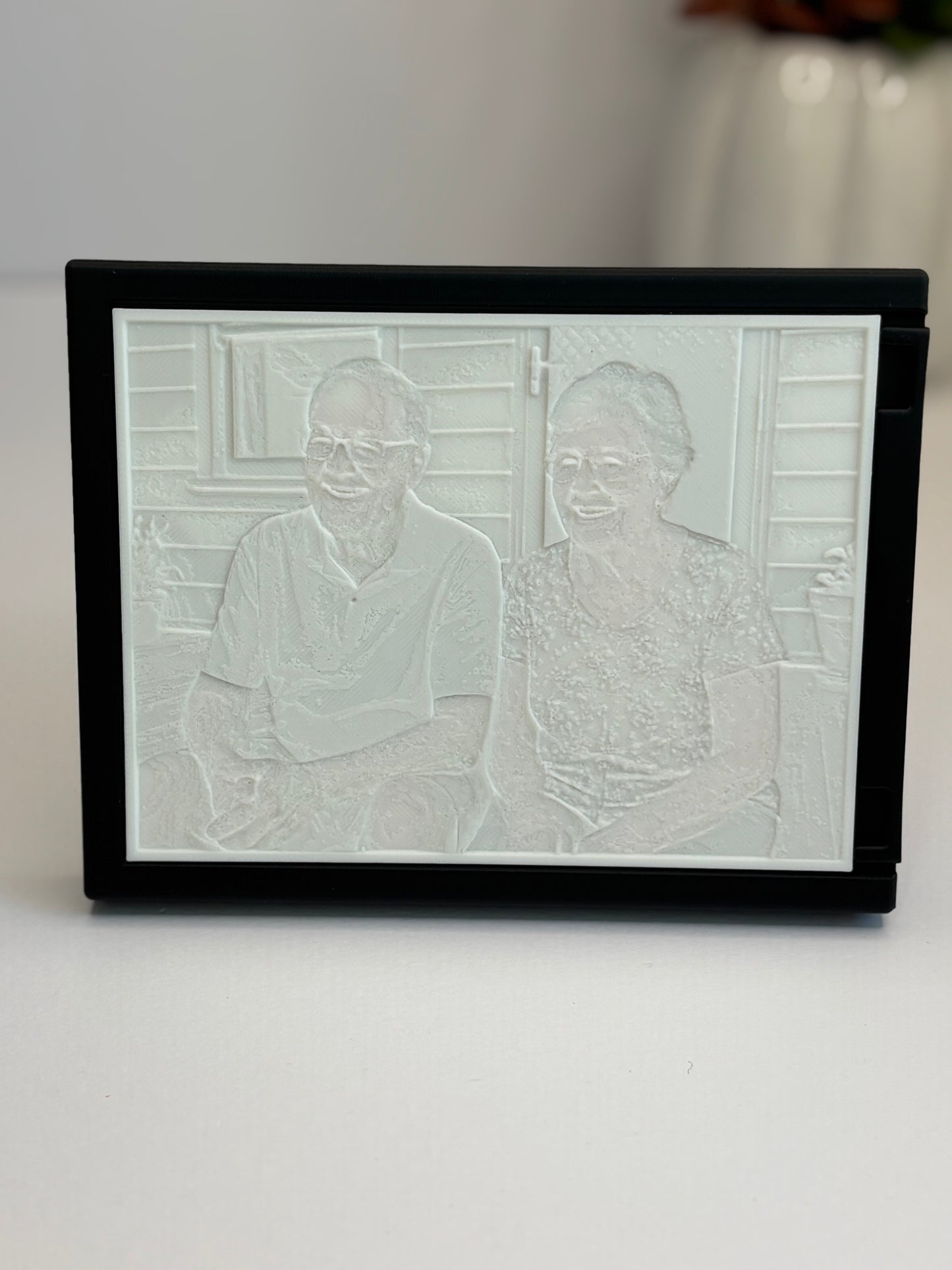 Custom Lithophane Light – Personalized 3D Photo Lamp