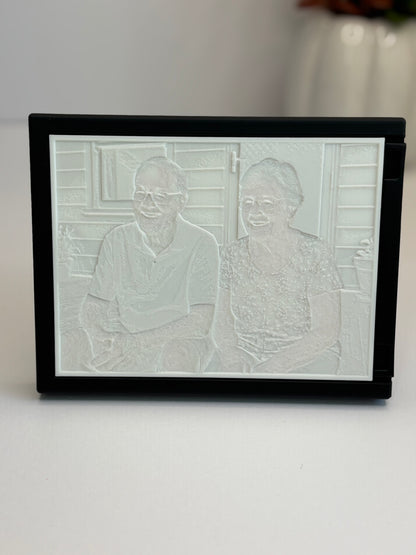 Custom Lithophane Light – Personalized 3D Photo Lamp