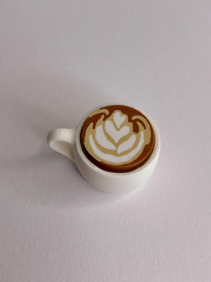 Latte Clicker – Mini Coffee Click Toy (Keychain Version)