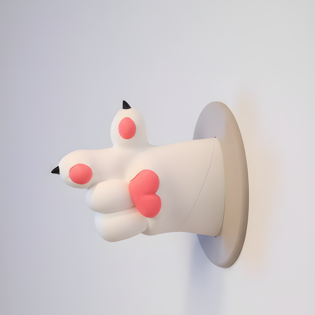 🐾 Cat Paw Headphones Wall holder