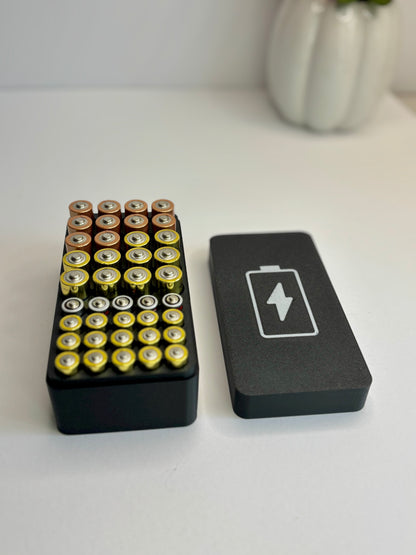 Battery Box – Compact Case for AA and AAA Battery Storage
