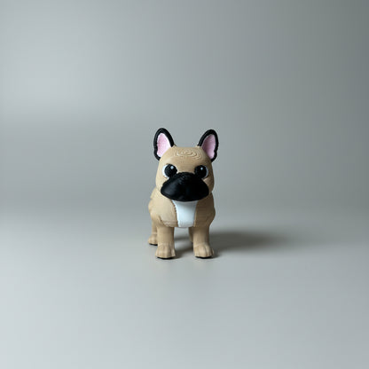 Pets Collection – articulated 3D printed French Bulldog figure