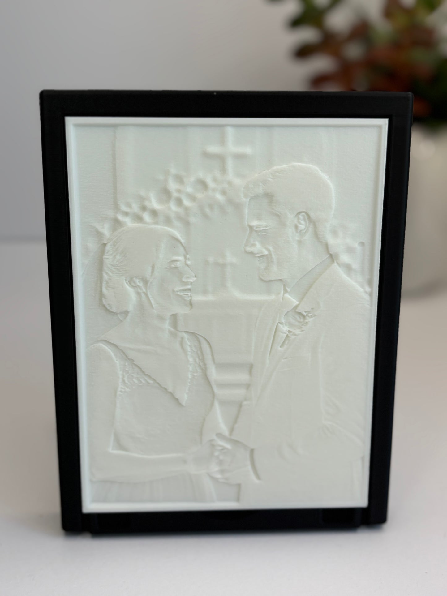 Custom Lithophane Light – Personalized 3D Photo Lamp