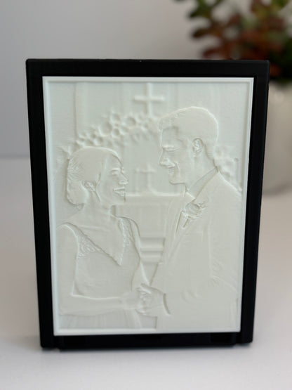 Custom Lithophane Light – Personalized 3D Photo Lamp
