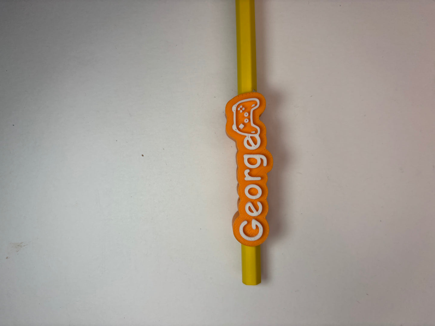 Personalized Name Tags for Pencils & Pens - Custom 3D Pendants