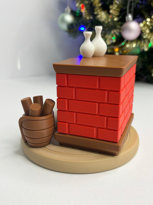 Kitty Night – Fireplace Lamp (Christmas Edition)