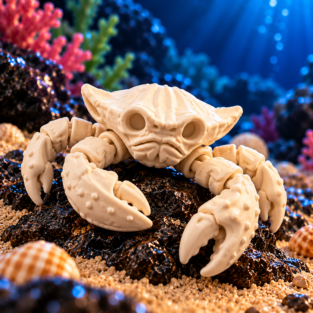 Ivory Sea Creatures – 3D Printed Skeleton Model