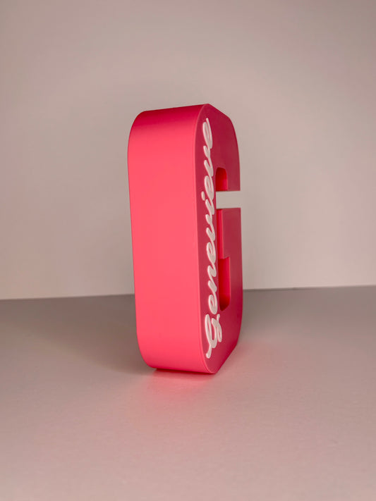 3D Decorative Letter with Personalized Name