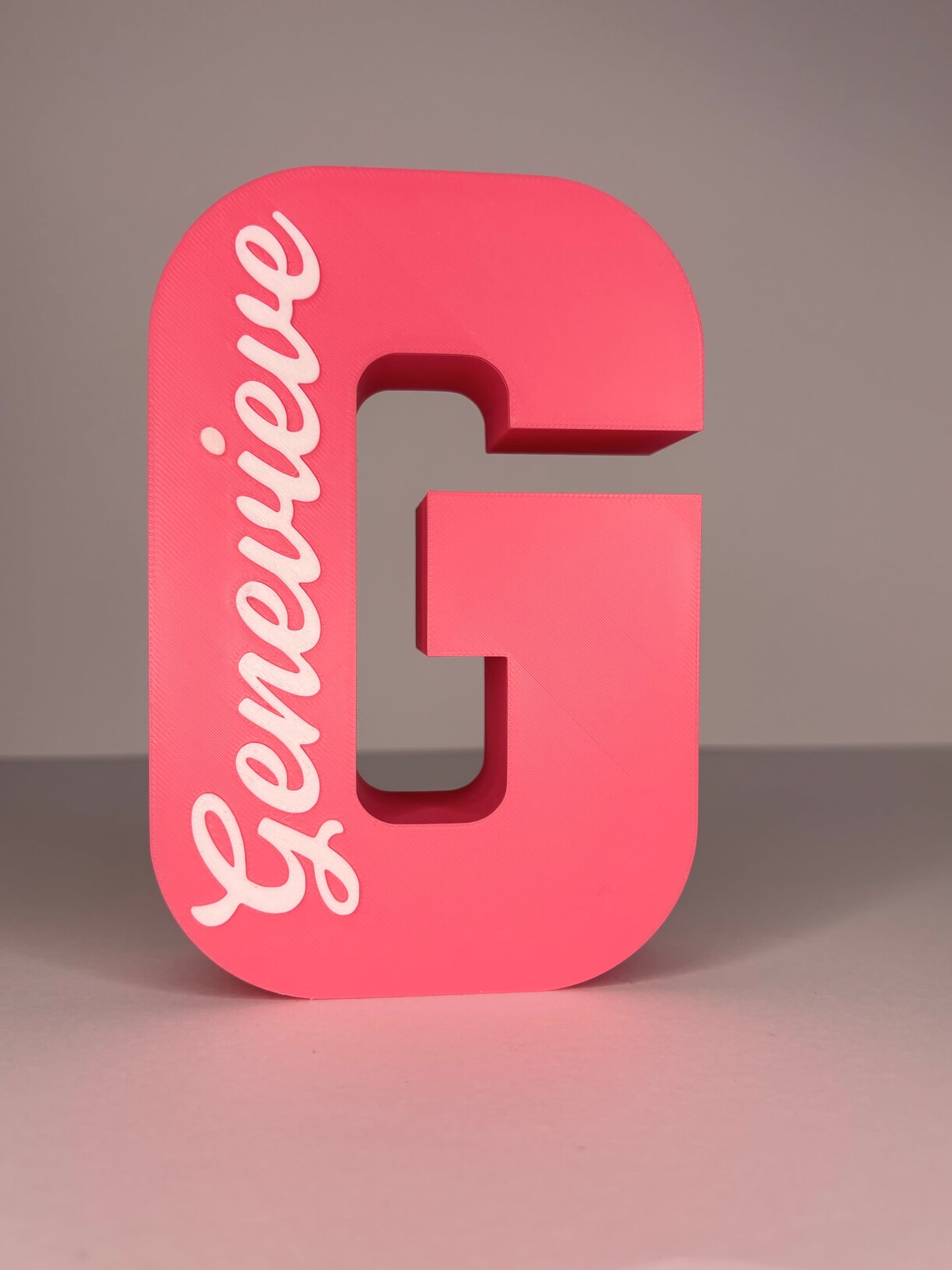 3D Decorative Letter with Personalized Name