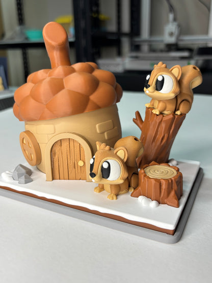 Pets Alive – Mini Squirrel House Play Set