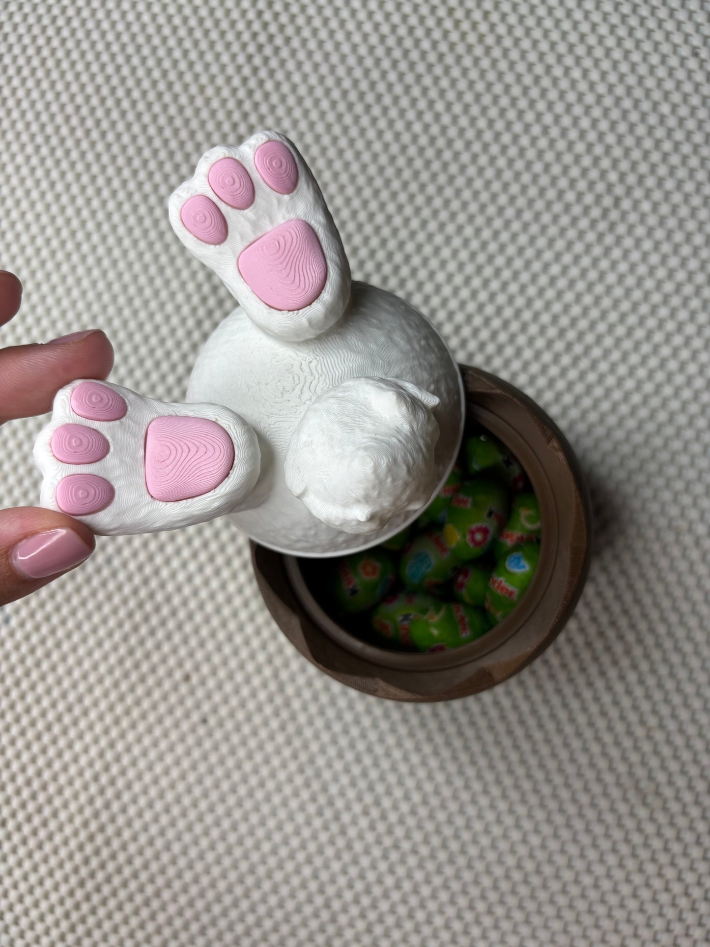 Peeky Bunny Easter Container