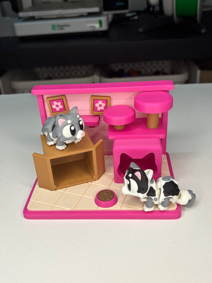 Pets Alive – Mini Cat House Play Set
