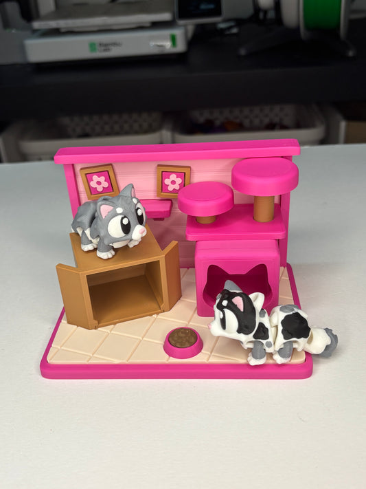 Pets Alive – Mini Cat House Play Set