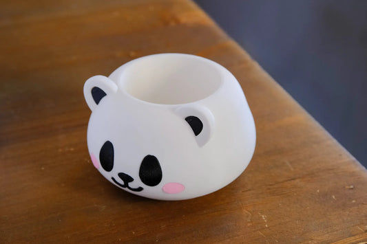 Cute Panda Vase – 3D Printed Planter for Small Plants