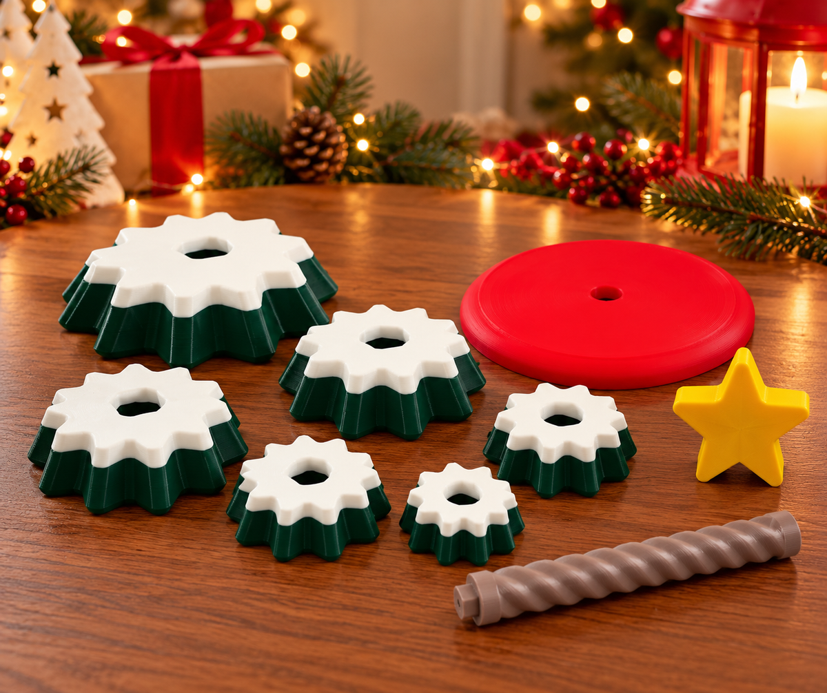 Sensory Stacking Christmas Tree 🎄⭐