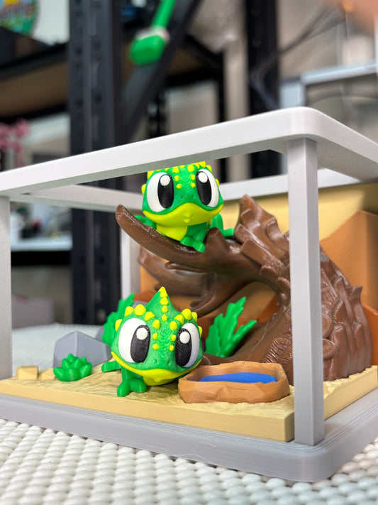 Flexi Chameleon Tank Play Set