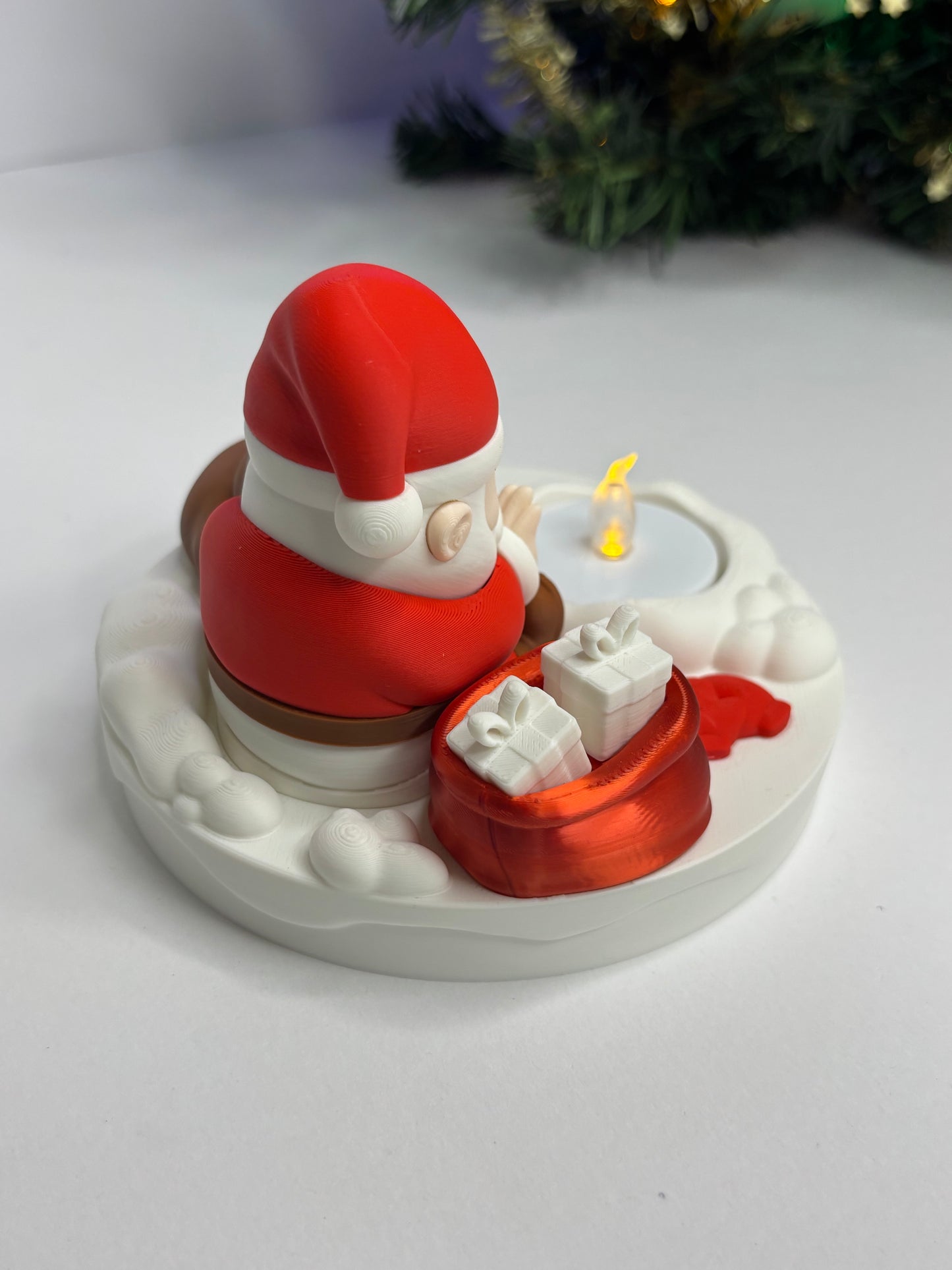 Santa Bonfire Lamp