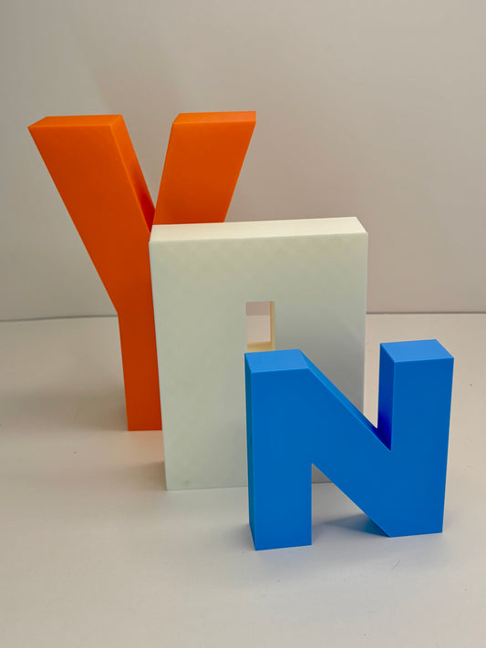 Custom 3D Name Stand Letter 200X40MM