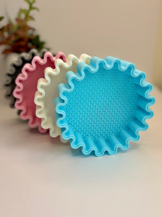 Wave Desk Organizer – 3D Printed Ripple Tray