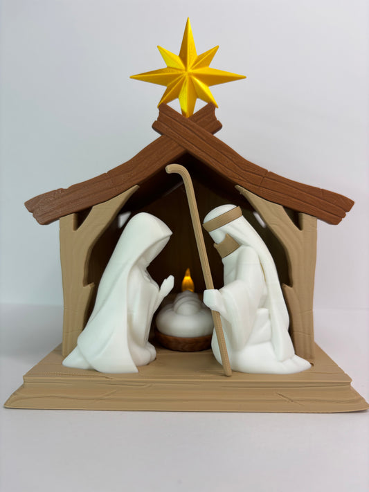 Bright Nativity Lamp (Christmas Edition)