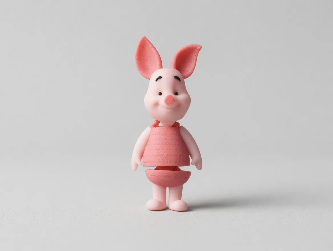 Little Pink Pig Keychain