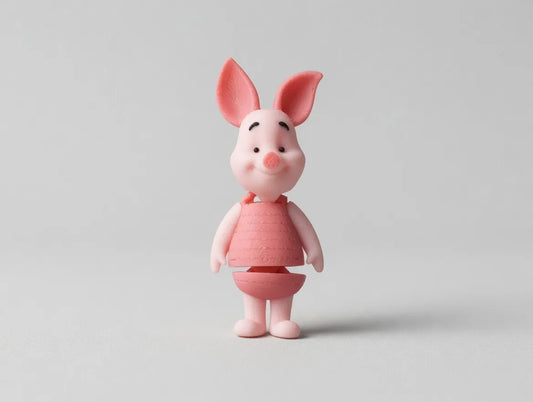 Little Pink Pig Keychain