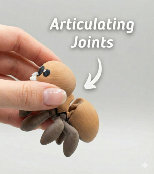 🕷️ Scuttling Cute Spider – Keychain / Decorative Version