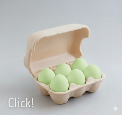 Easter Egg Clicker Box - Click-Click Collectible (Box of 6)