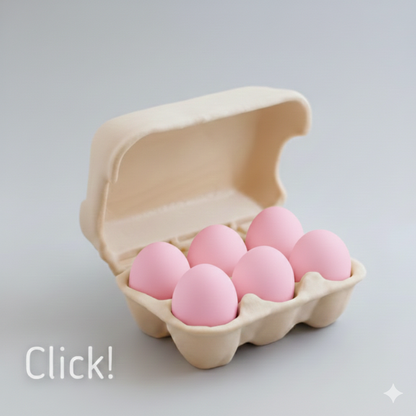 Easter Egg Clicker Box - Click-Click Collectible (Box of 6)